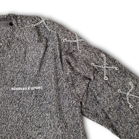 The Kooples x Sport Sweater, Medium, Grey - Picture 1 of 11